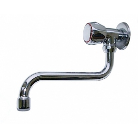 Kran czerpalny ścienny z wylewką S 1/2" INVENA