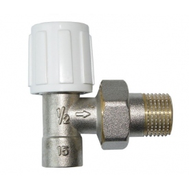 Zaw&oacute;r grzejnikowy do rur miedzianych 1/2" INVENA- kątowy