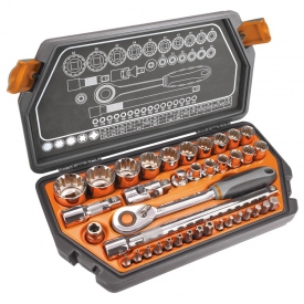 Klucze nasadowe 1/2" NEO-TOOLS komplet 38szt.