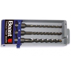 Zestaw Wierteł SDS do betonu BEAST -Zestaw 3szt.