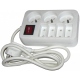 Przedłużacz sieciowy 7 gniazd z przełącznikiem 3m