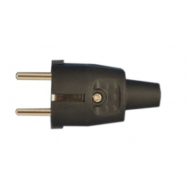 Wtyczka sieciowa typu niemieckiego 16A/250V czarna