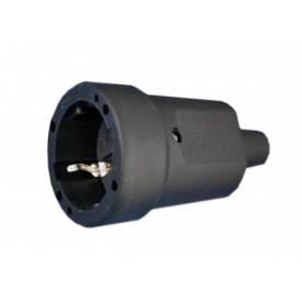 Gniazdo typu niemieckiego 16A/250V czarne